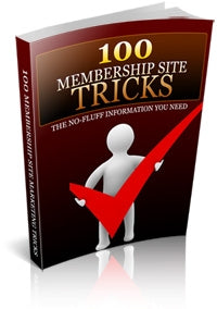 100 Membership Site Marketing Tricks eBook