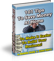 101 Tips To Save Money At Home eBook
