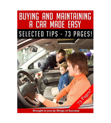 Buying and Maintaining a Car Made Easy eBook