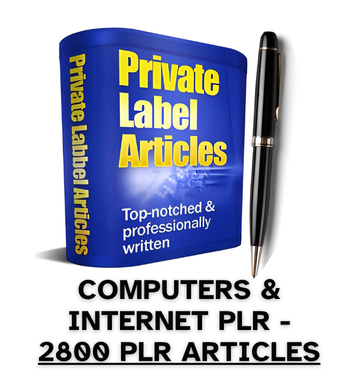Computers & Internet PLR Article Pack - 2800 PLR Articles