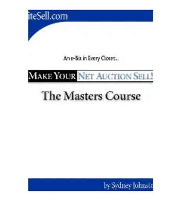 How to Succeed At the eBay Net Auction Game eBook