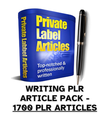 Writing PLR Article Pack - 1700 PLR Articles