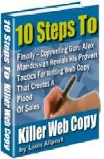10 Steps To Killer Web Copy eBook