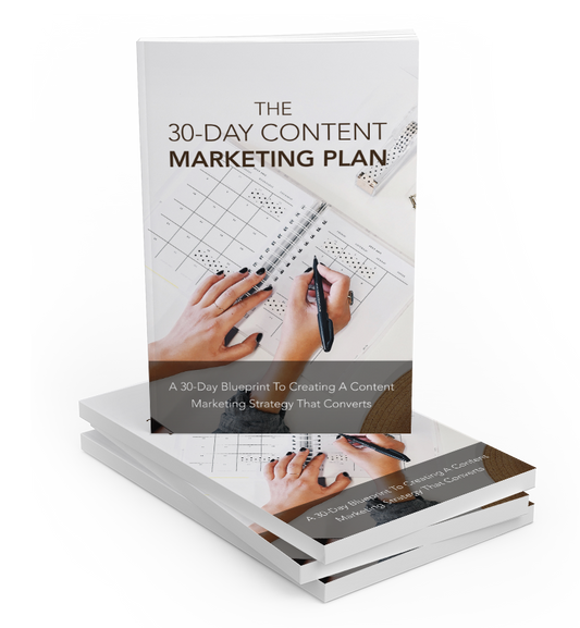 30 Day Content Marketing Plan eBook