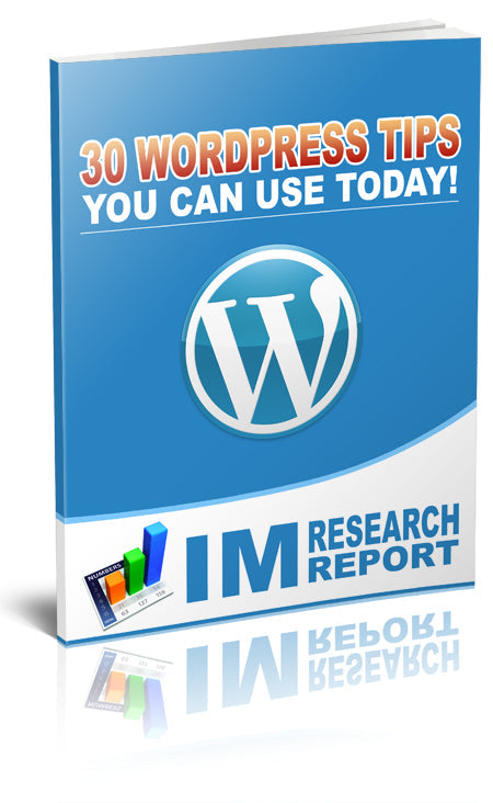 30 WordPress Tips You Can Use Today eBook