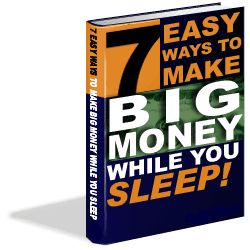 7 Easy Ways To Make Big Money While You Sleep eBook
