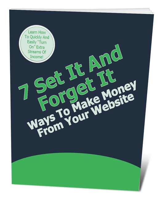 7 Ways To Make More Money With Your Website eBook