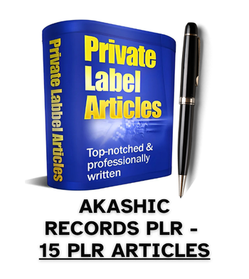 Akashic Records PLR Article Pack - 15 PLR Articles