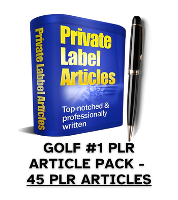 Golf #1 PLR Article Pack - 45 PLR Articles