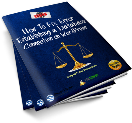 Fix Error Connecting a Database Connection On WordPress eBook