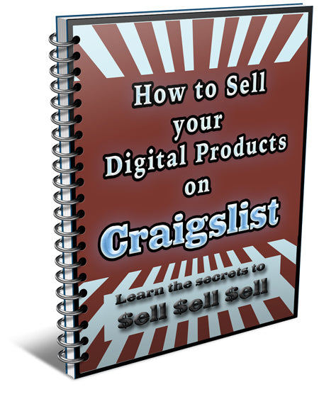 How to Sell Digital Products on Craigslist eBook
