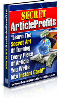 Secret Article Profits eBook
