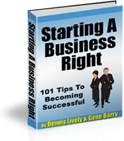 Starting A Business Right eBook