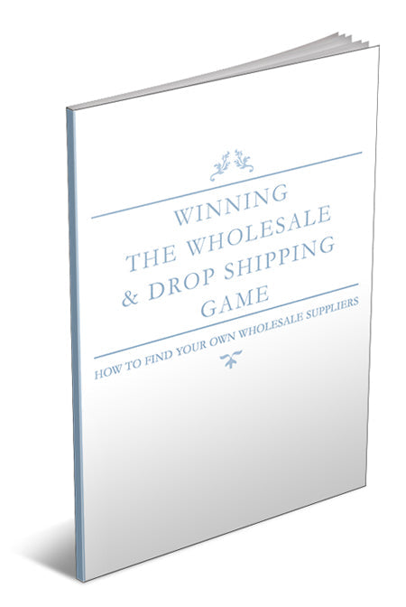 Winning The Wholesale Dropshipping Game eBook